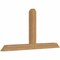 Ekena Millwork Portland Timber Gable Bracket, Western Red Cedar, 84"W x 42"H x 5 1/2"D x 5 1/2"F, 12/12 Pitch GBW084X42X0606POR00SWR - alternate 4